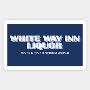 White Way Inn Sticker